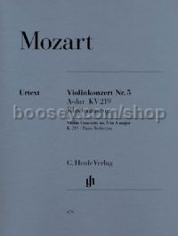 Violin Concerto No5 Amaj Kv219