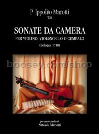 Sonate da camera for Violin, Cello or Harpsichord (Bologna 1710)