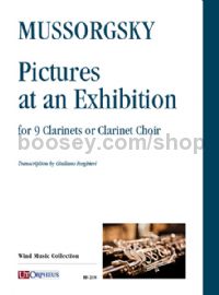 Pictures at an Exhibition for 9 Clarinets or Clarinet Choir (set of parts)