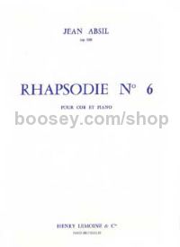 Rhapsodie No. 6 Op. 120 - horn & piano