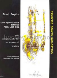 Elite syncopations / Bethena / Palm Leaf Rag - alto or soprano saxophone & piano