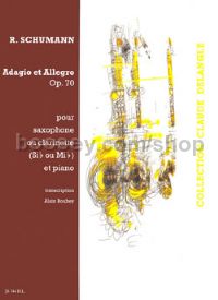 Adagio et Allegro Op. 70 - saxophone or clarinet (Bb/Eb) & piano