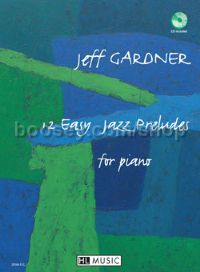 12 Easy Jazz Preludes - piano (+ CD)