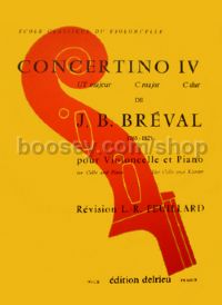 Concertino No. 4 in C major - cello & piano