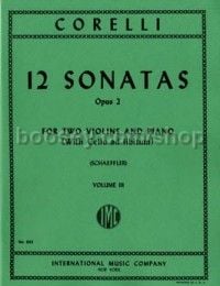 12 Sonatas Op. 2 Volume III