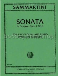 Sonata B Flat Major (2 Violins & Piano)