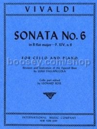 Cello Sonata No. 6 Bb Major Rv.46