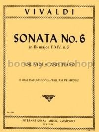 Viola Sonata No. 6 Bb Major Rv.46