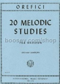 20 Melodic Studies for Bassoon