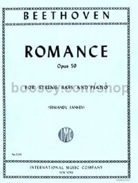 Romance F Minor (String bass & piano) Op. 50