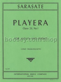 Playera Op. 23/1 Violin & piano