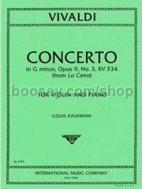 Concerto G Minor, RV 334 Op. 9, No. 3
