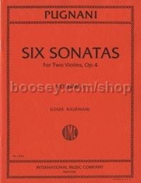Six Sonatas Op. 4, Volume I