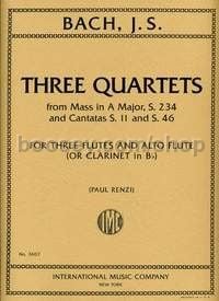 Three Quartets A Major S. 234