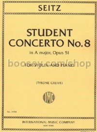 Student Concerto No. 8 A Major (Violin & Piano)