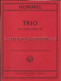 Trio A major (Score & Parts)