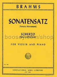 Sonatensatz (Violin & Piano)