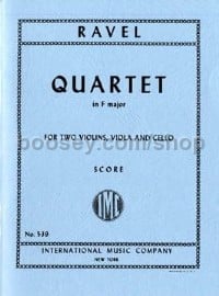 String Quartet F Maj Min (Score)