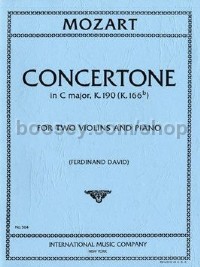 Concertone C-Dur (2 Violins & Piano)