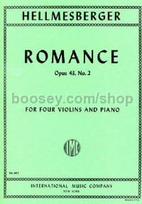 Romance (4 Violins & Piano)