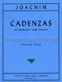 Cadenzas Beethoven Violinkzt (Violin)