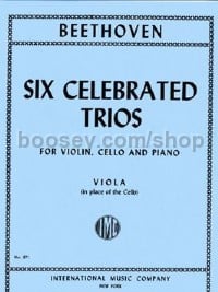 Six Celebrated Piano Trios (Viola)