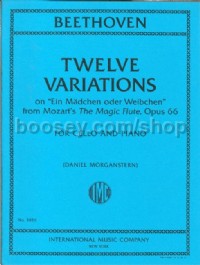 Twelve Variations op.66 (Piano Reduction with Solo Part)