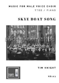 Skye Boat Song for TTBB choir and piano