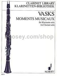 Moments musicaux - clarinet solo