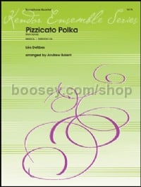Pizzicato Polka (Saxophone Quartet Score & Parts)