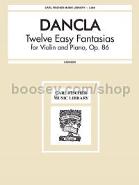 12 Easy Fantasias For Violin & Piano