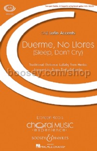 Duerme, No Llores (SA a capella & guitar)
