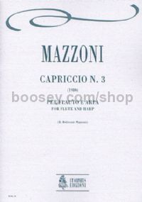 Capriccio No. 3 for Flute & Harp (1980) (score & parts)
