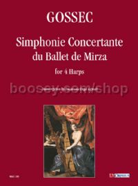 Simphonie Concertante du Ballet de Mirza for 4 Harps (score & parts)