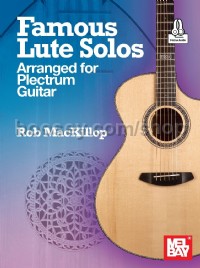 Famous Lute Solos Arranged for Plectrum Guitar