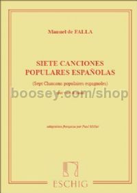 7 Canciones Populares Españolas - voice & piano
