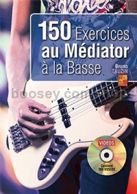 150 exercices au médiator à la basse (Book & DVD)