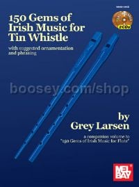 150 Gems of Irish Music for Tin Whistle (Book/2-CD Set)