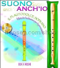 Suono Anch'Io: Il Flauto Dolce (Soprano Recorder) (Book & CD)