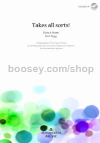 Takes All Sorts! for flute & piano (with CD)