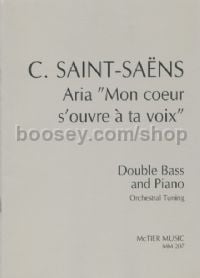 Aria, 'Mon coeur s’ouvre à ta voix' - double bass & piano