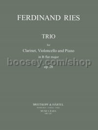 Trio Op. 28 For Cl, Cello, piano