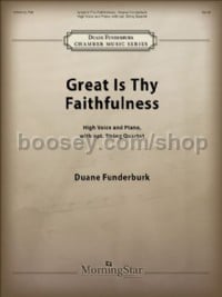 Great Is Thy Faithfulness (Choir & Ensemble Score & Parts)
