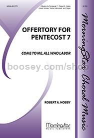 Offertory for Pentecost 7