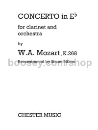 Concerto for Clarinet in Eb Major, K 268