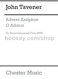 Advent Antiphon - O Adonai (Choral Score)
