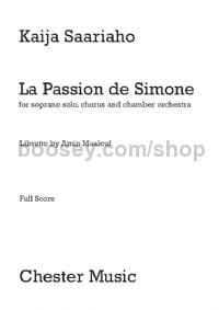 La Passion de Simone (Choral Score)