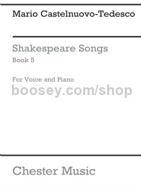 Shakespeare Songs Book 5