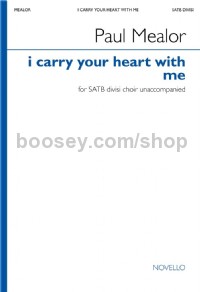 i carry your heart with me (SATB)