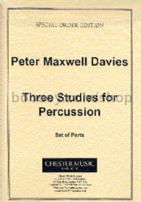 Three Studies for Percussion (Set of Parts)
